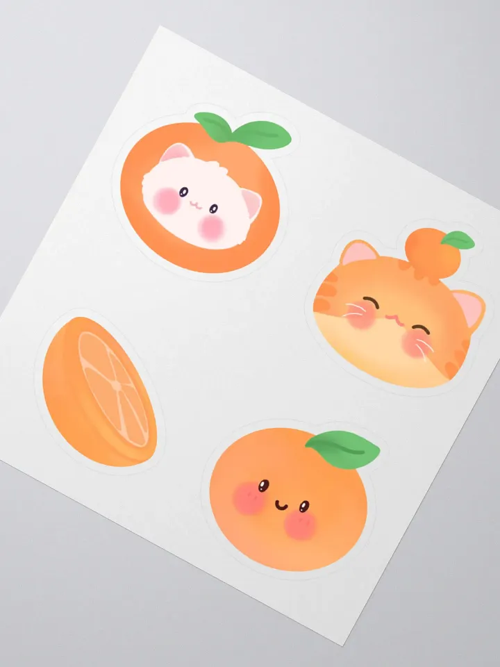 Adorable Orange Cats Sticker Pack product image (2)