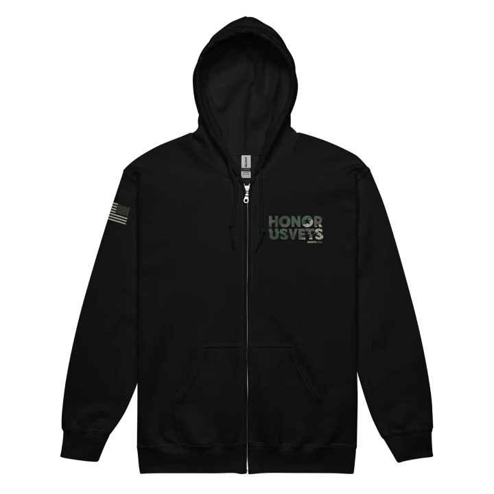 HONORUSVETS Zip Up Hoodie product image (2)