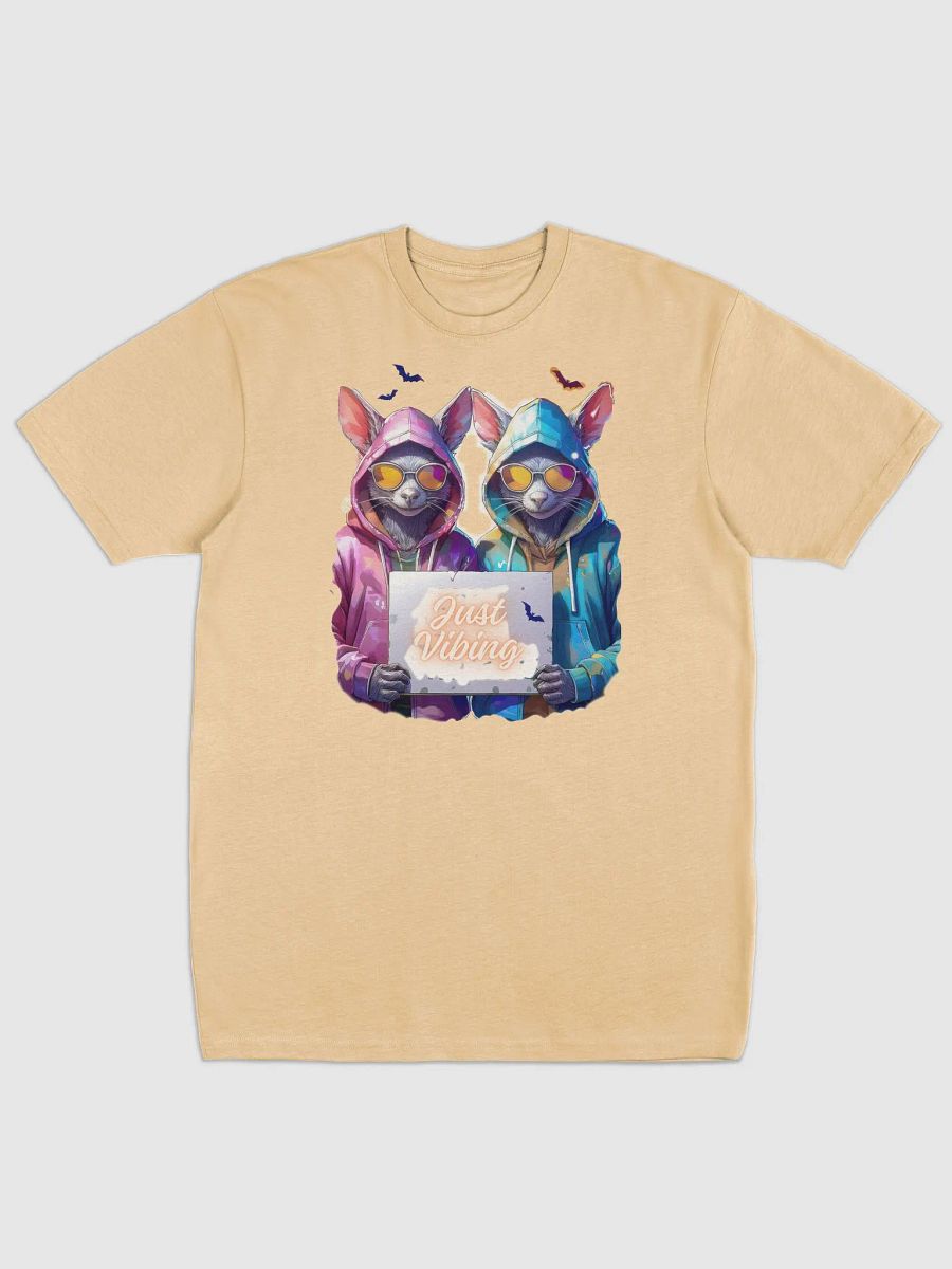 Halloween Bats Vibing and Jack-O'-Lantern Men's Tee product image (22)
