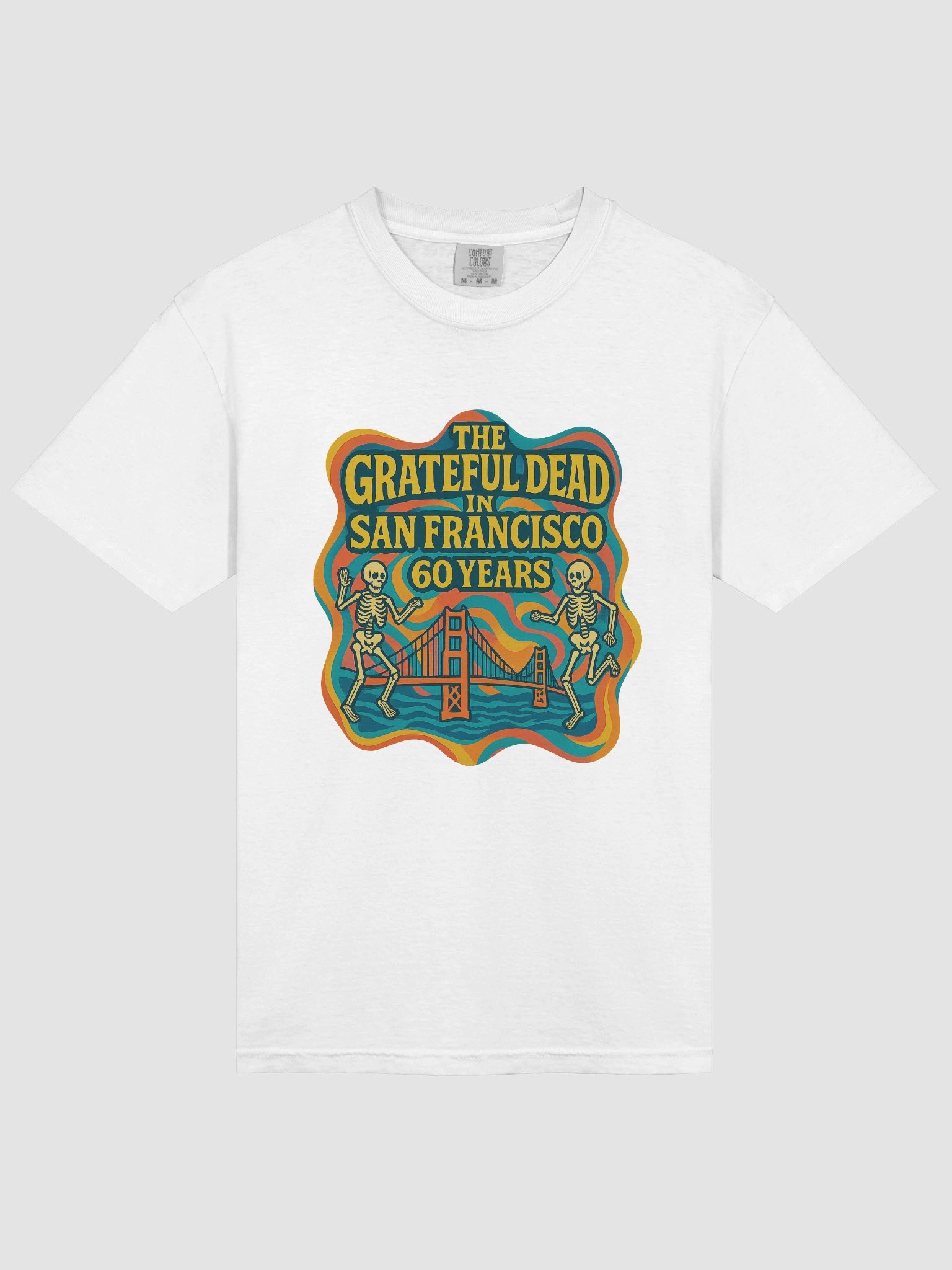 Grateful Dead 60 in S.F. Skeleton Dance T-Shirt product image (21)