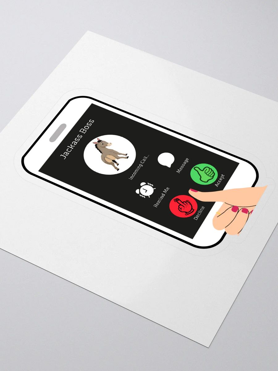 When The Boss Calls - Funny Stickers product image (3)