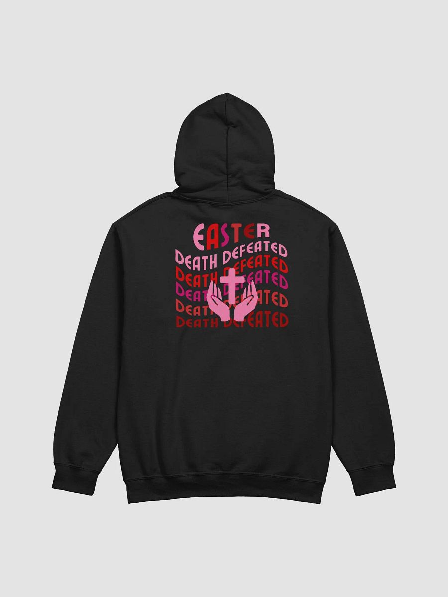 EASTER: Death Defeated Christian Gildan Hoodie - Front/Back. product image (4)