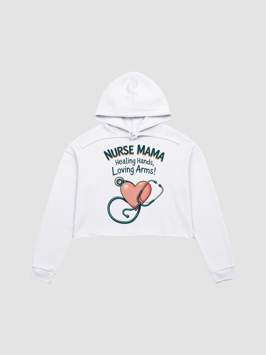 Nurse Mama Fleece Crop Hoodie product image (2)