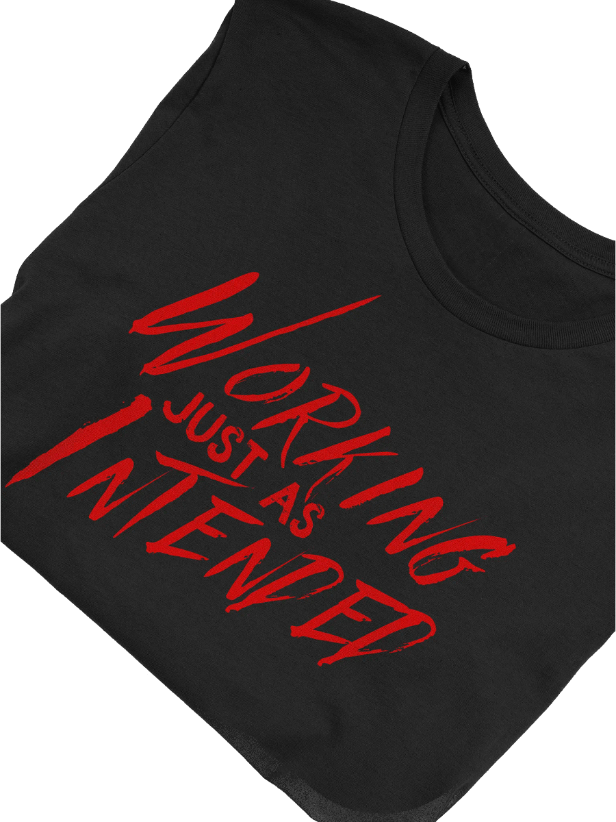Working Just As Intended Bella+Canvas Supersoft T-Shirt White product image (15)