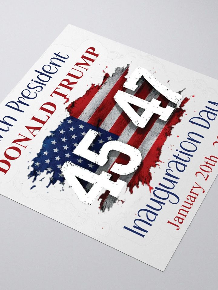 47th President Inauguration Day Sticker product image (2)