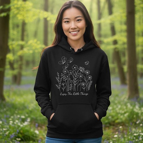 🌿 Enjoy the little moments… and the little things that make them beautiful.
Our Enjoy The Little Things Floral Hoodie is the ...