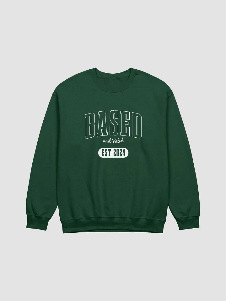 Based and Valid Sweater - Forrest Green product image (1)