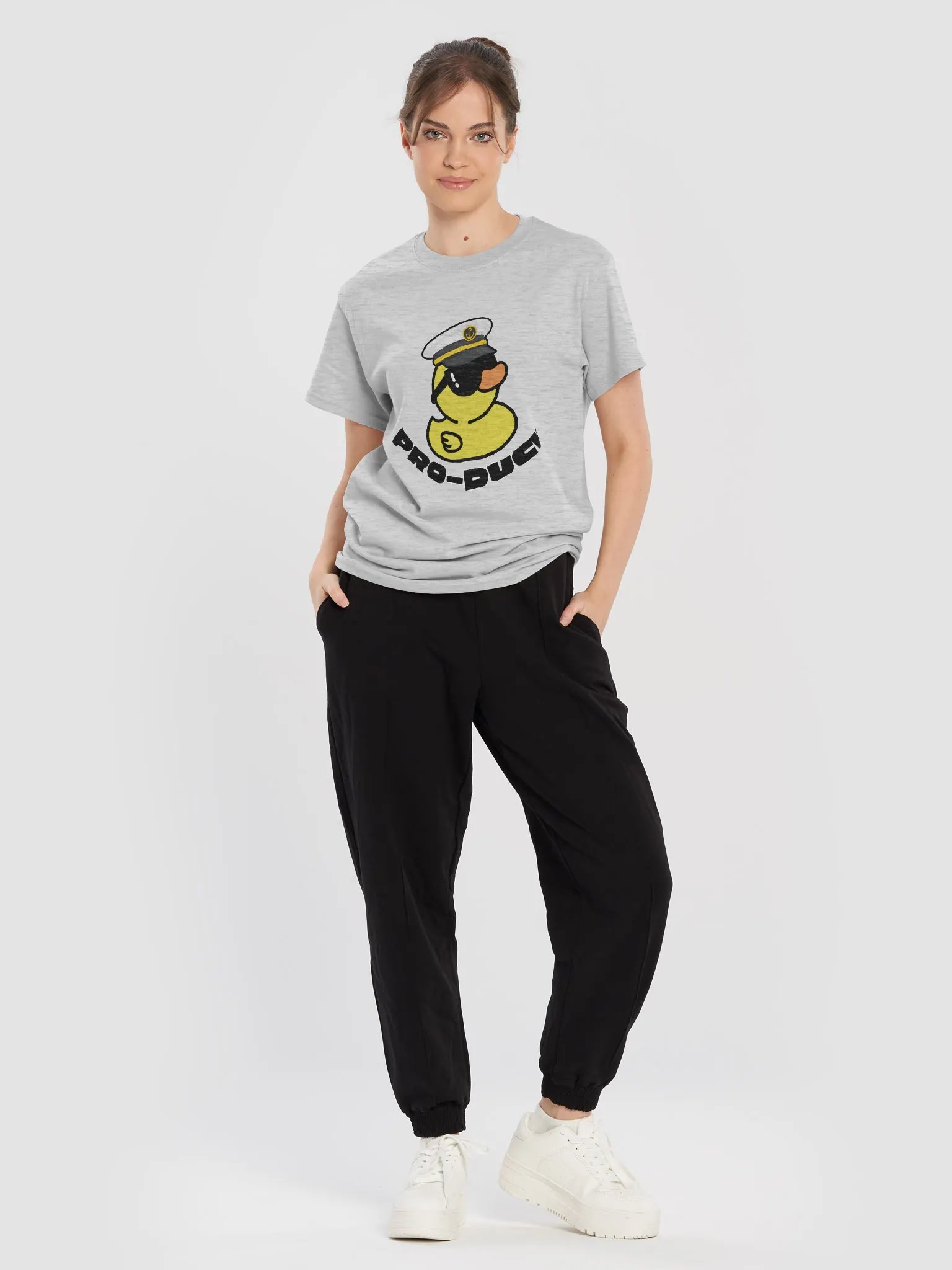 Adult Pro-Duck T-Shirt - Gray product image (5)
