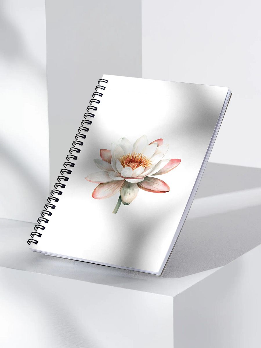 Water Lily Spiral Notebook product image (3)