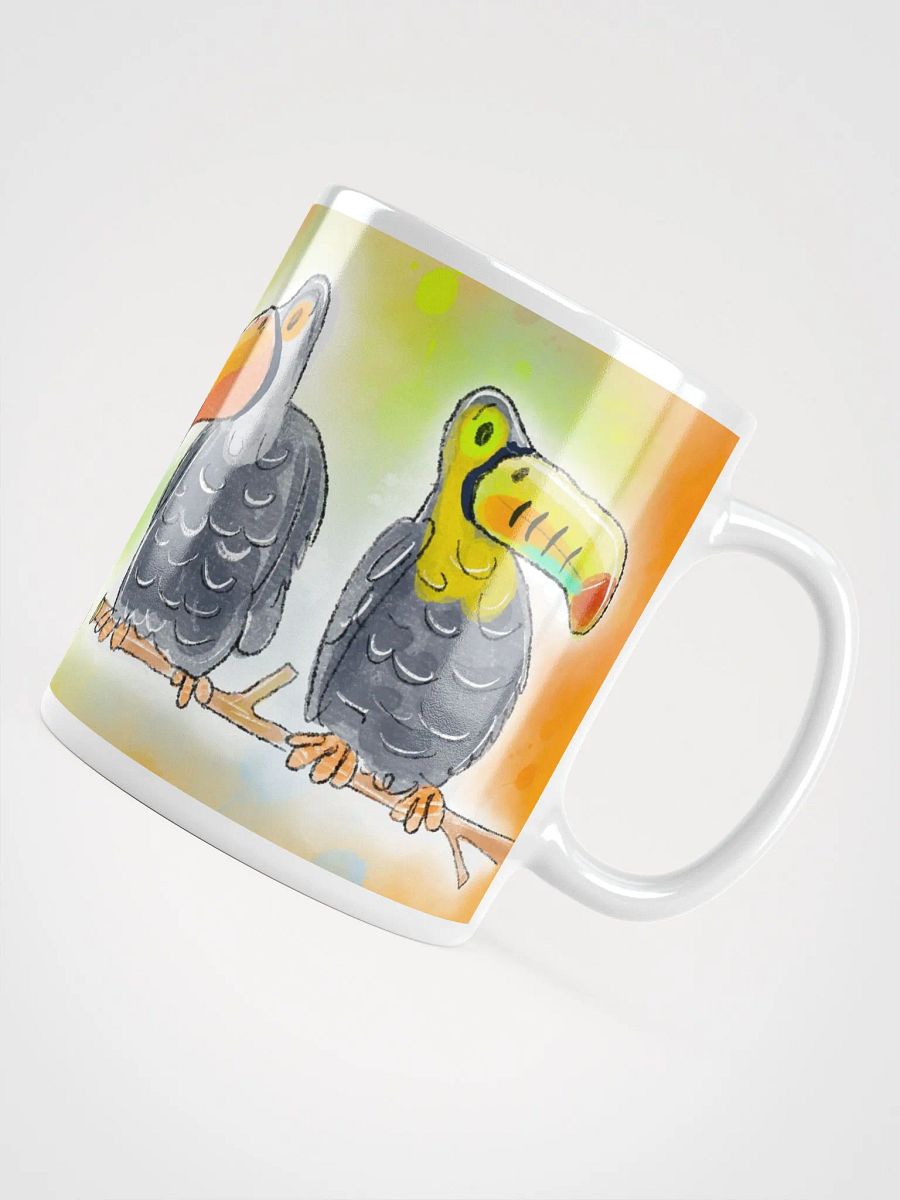 Funny Hand Drawn Cartoon Toucans Mug product image (10)