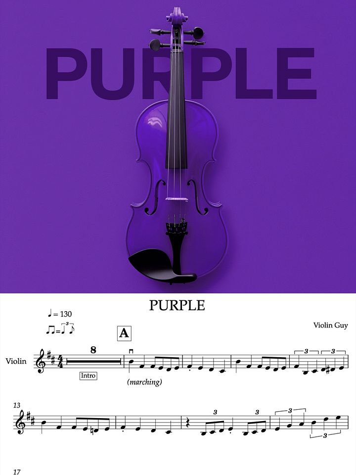 PURPLE - Sheet Music product image (1)