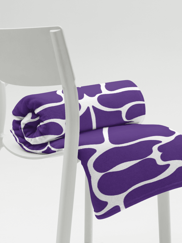 Purple Brick Mosaic Throw Blanket product image (11)