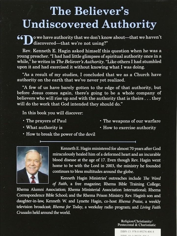 The Believer's Authority by Kenneth E. Hagin product image (2)