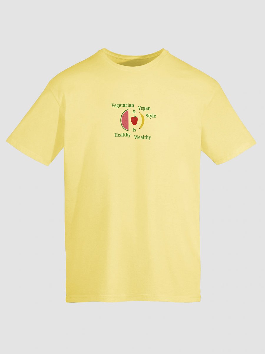 Healthy & Wealthy Vegetarian T-Shirt product image (9)