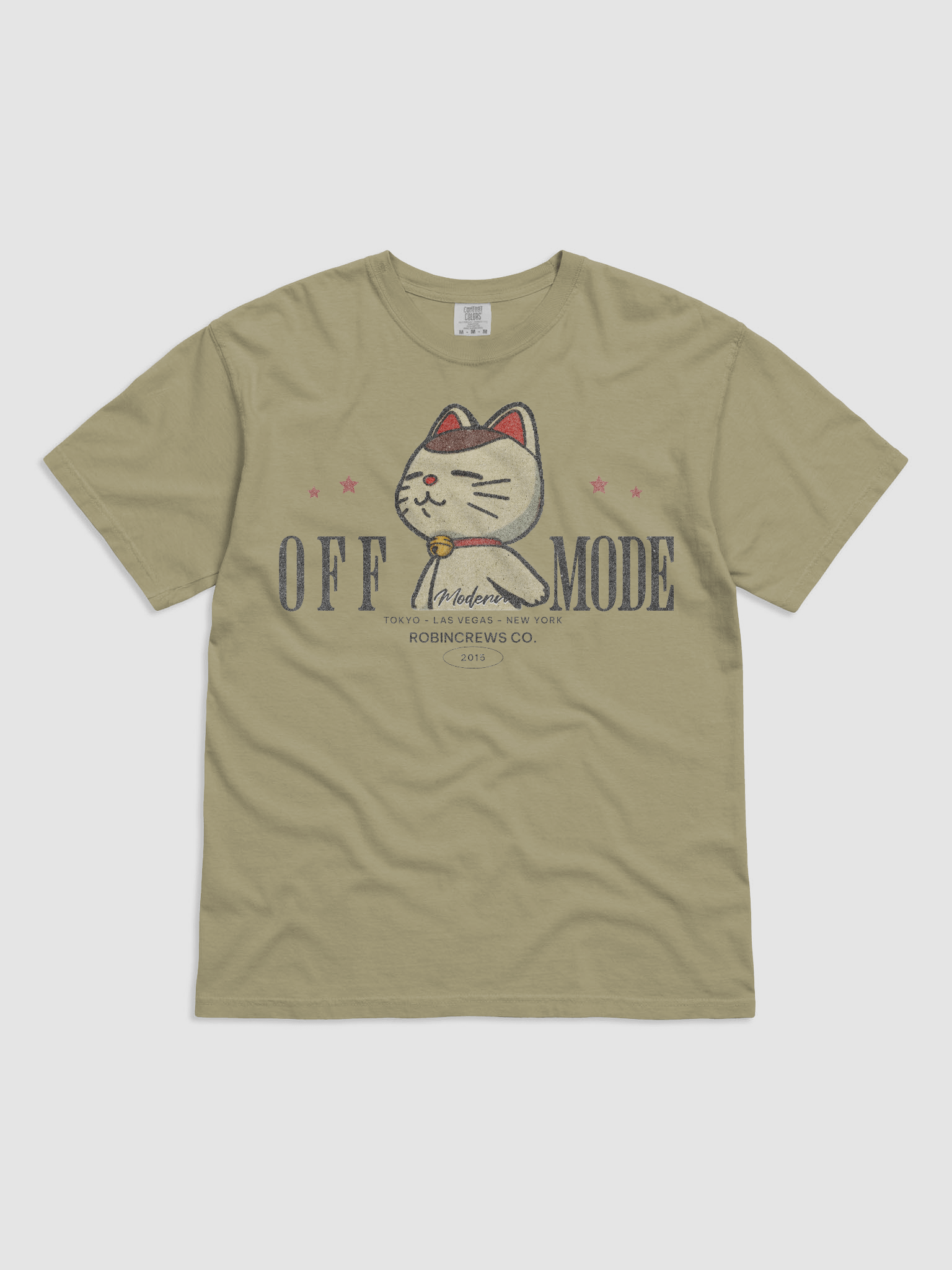 Off Mode Cat T Shirt Relaxed Graphic Tee product image (6)