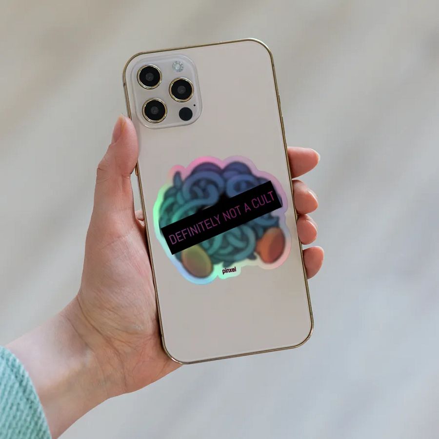 Definitely Not a Cult - Holo Sticker product image (6)