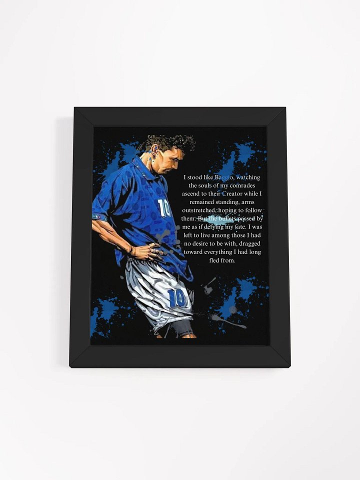 Art Poster : "Baggio's Moment – A Stand Against Fate" product image (4)