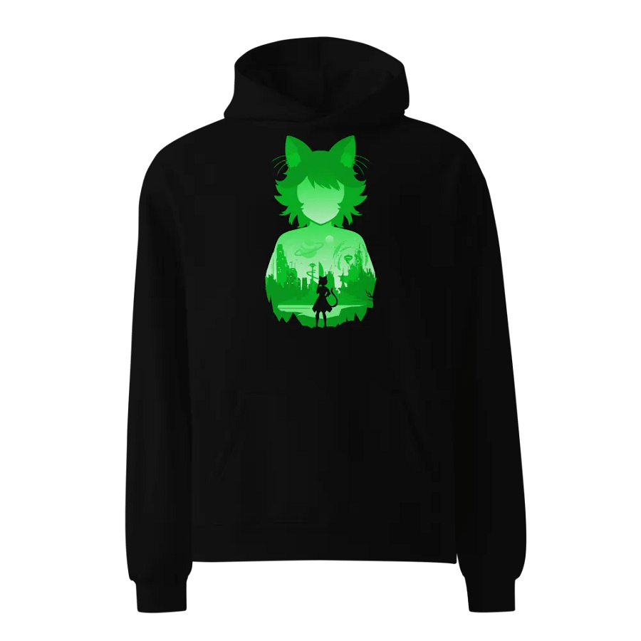 Cyber Kitty (Unisex Oversized Hoodie) product image (1)
