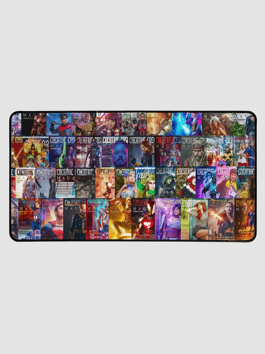 Creative Cosplays Magazine Cover Collage Desktop Mat product image (1)