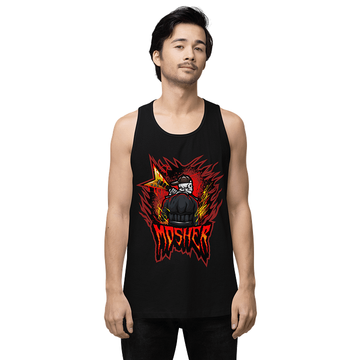 MOSHER GUITAR LOGO MEN'S TANK TOP product image (8)