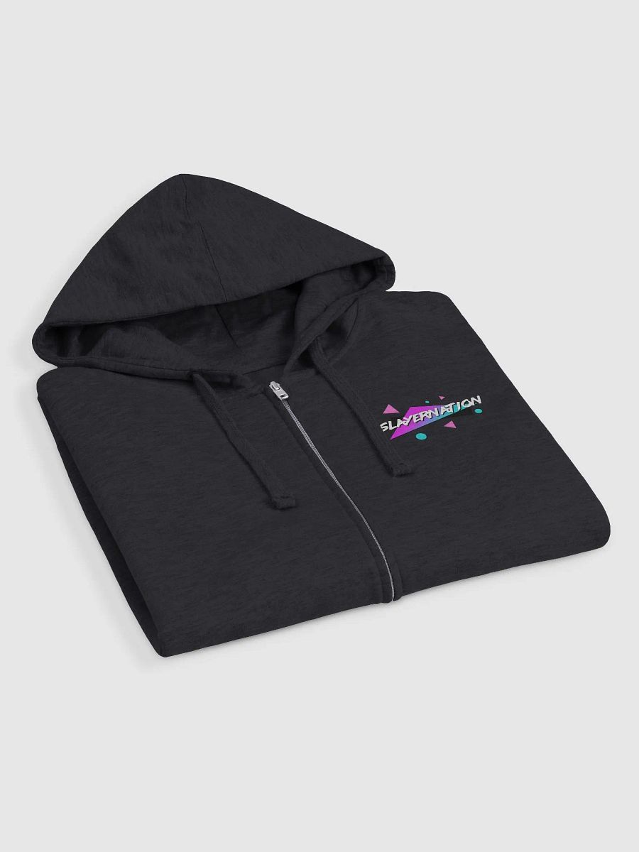 90s SlayerNation Fleece Zip Up Hoodie product image (4)