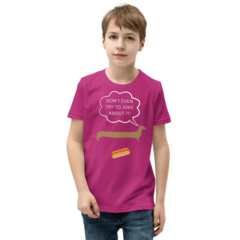 Dachshund dog T-shirt / dog t-shirt / children t-shirt / funny t-shirt / pet t-shirt / animals t-shirt / hot dog t-shirt / hotdog t-shirt