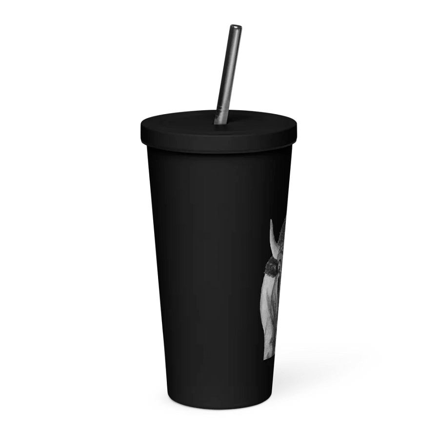 Bison Drawing Straw Cup product image (7)