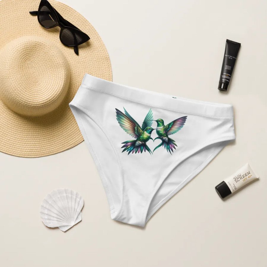 Iridescent Love High-Waisted Bikini Bottom product image (8)
