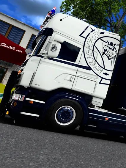 ETS2 Skin Scania V8 RJL Vabis Topline LCB product image (2)