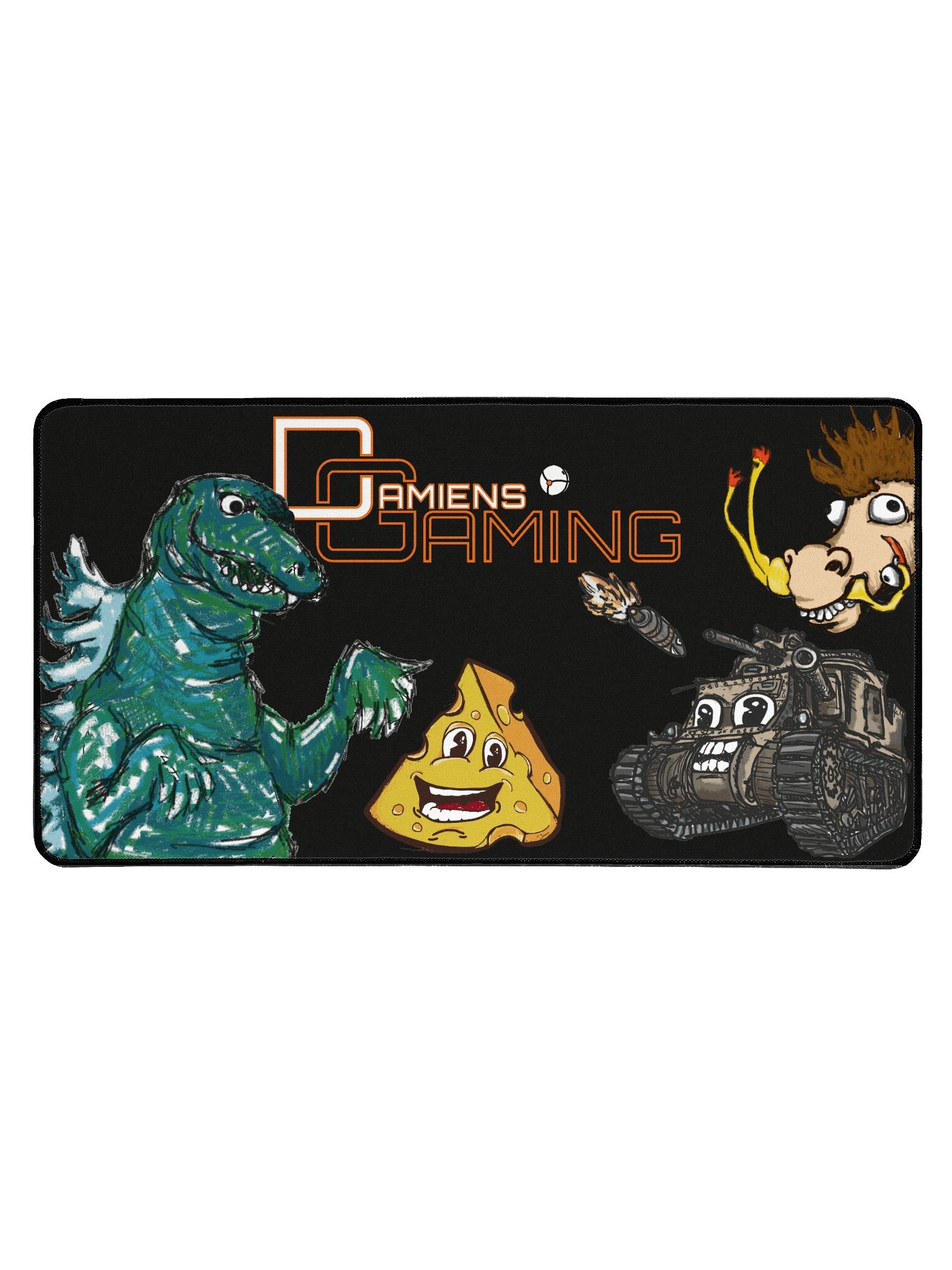 DamiensGaming Collage Desk Mat product image (1)