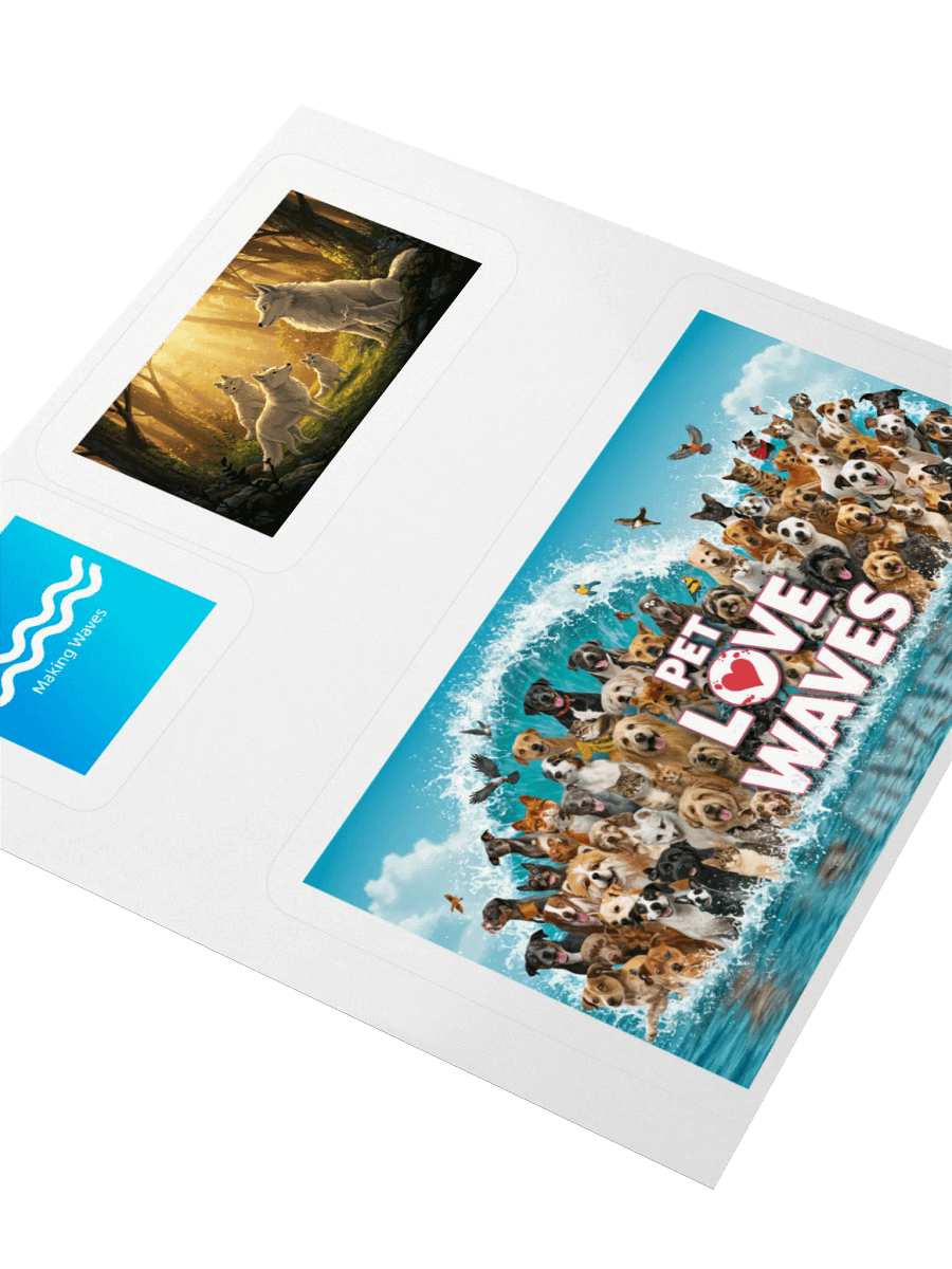Wild Waves Sticker Pack product image (9)