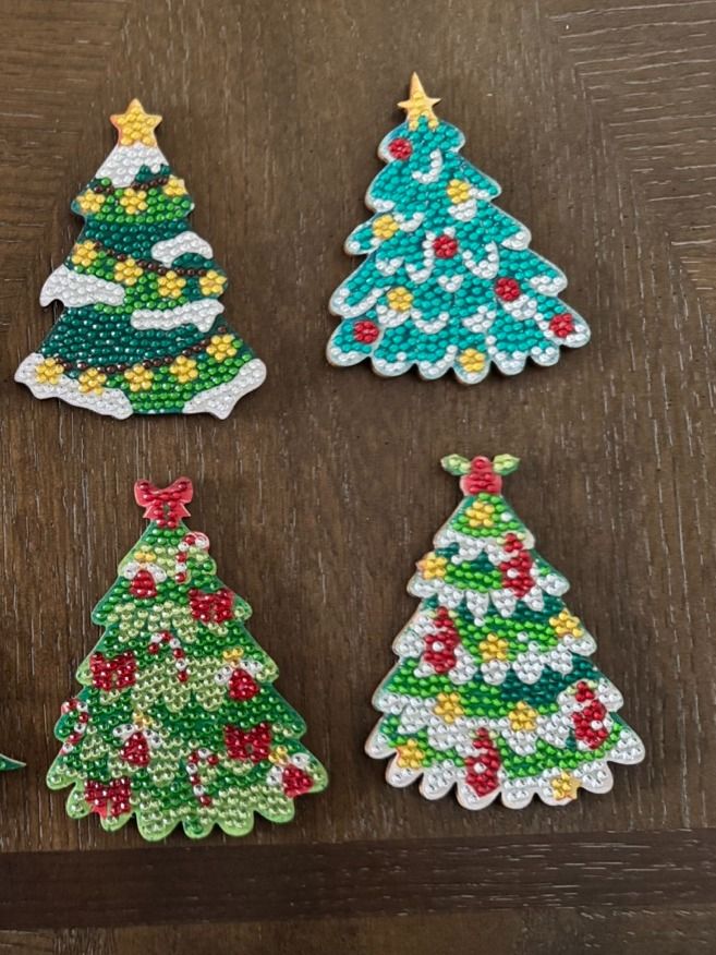 Christmas Tree Coasters 8ct product image (2)