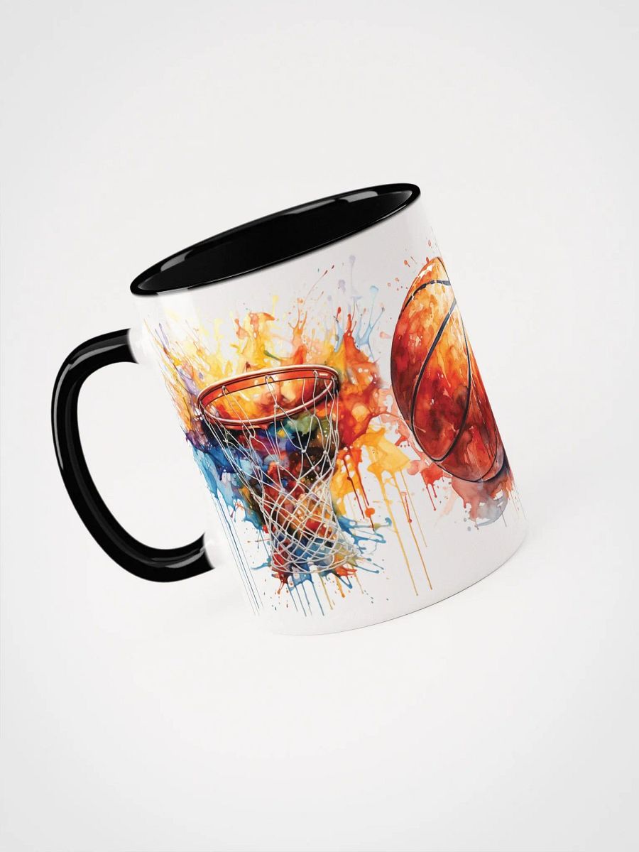 Swish & Sip Basketball Accent Mug product image (3)