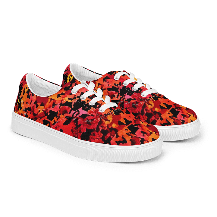 Mans Sunburst Camo Lace-Up Sneakers product image (2)