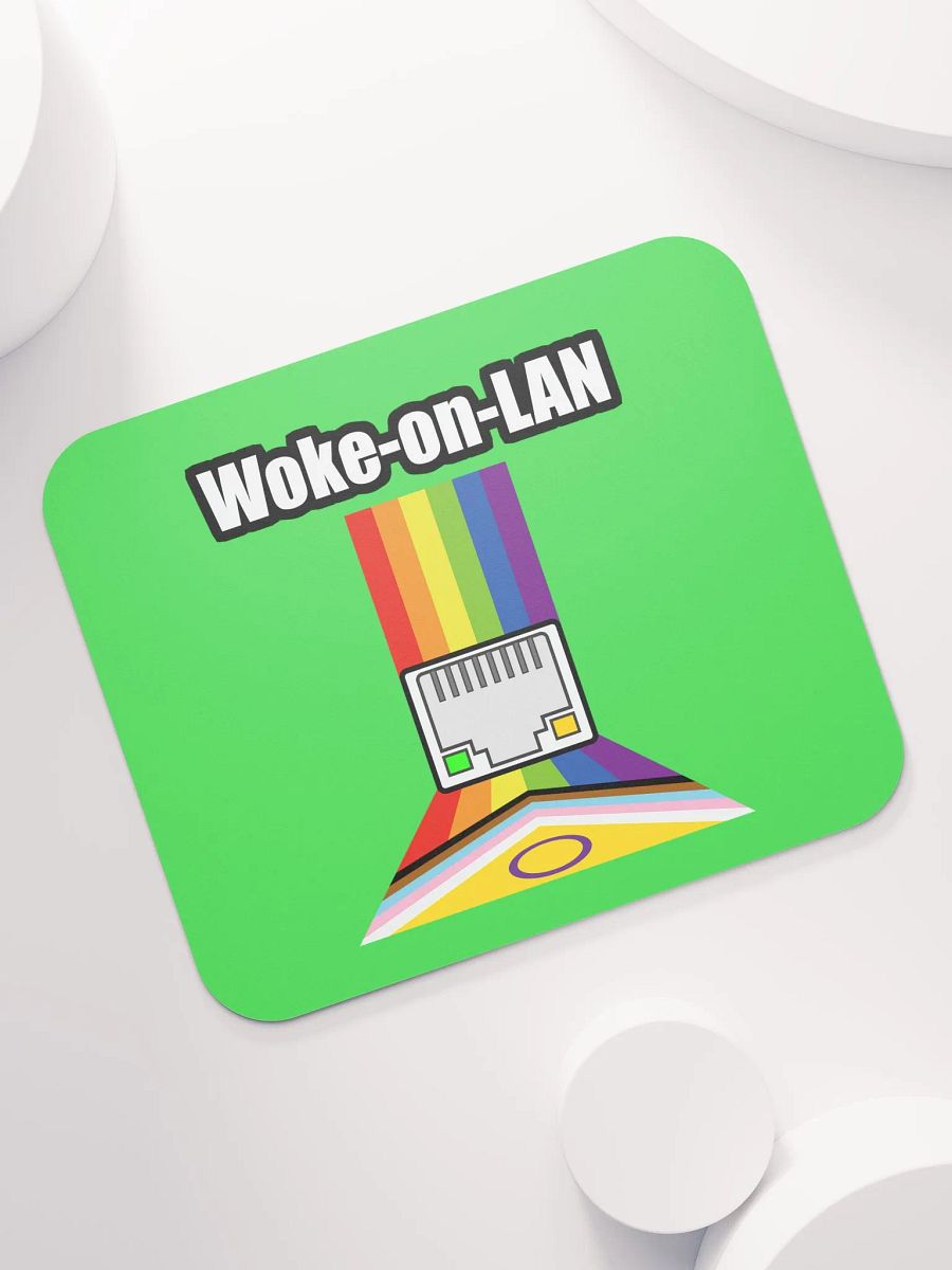 Woke on LAN Mouse Pad (Green) product image (7)