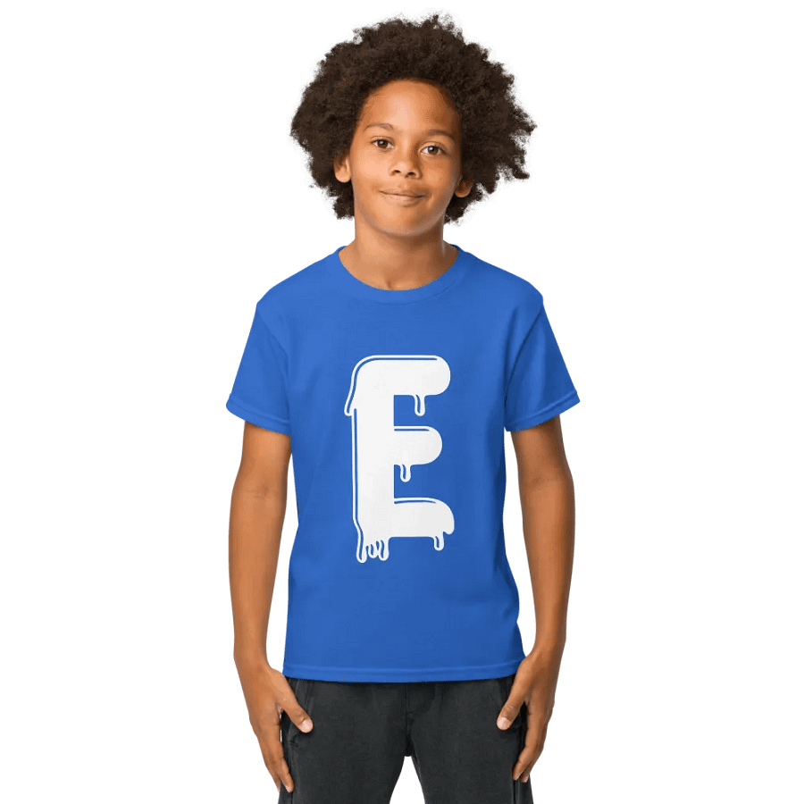 Melting Alphabet | Letter E | Youth Sports Tee product image (57)