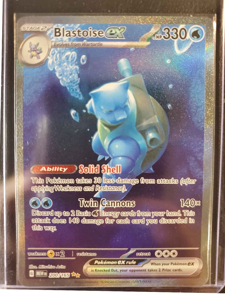 Blastoise ex - 200/165 (Special Illustration Rare) [151] product image (2)