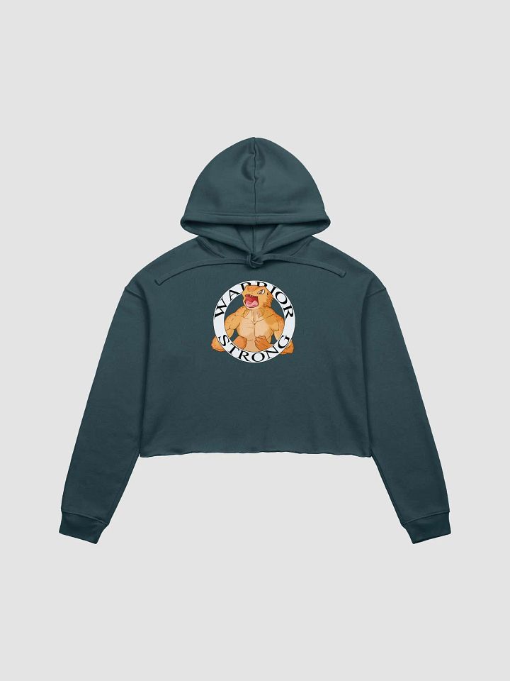 Warrior Strong Crop Top Hoodie product image (1)