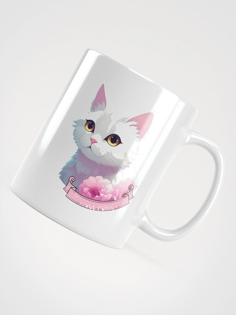 Picture Purrfect Kitty White Glossy Mug product image (4)