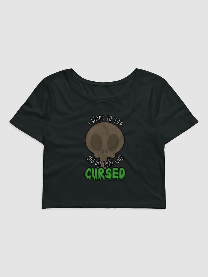 All I Got Was Cursed - Warrior - Crop Tee product image (1)
