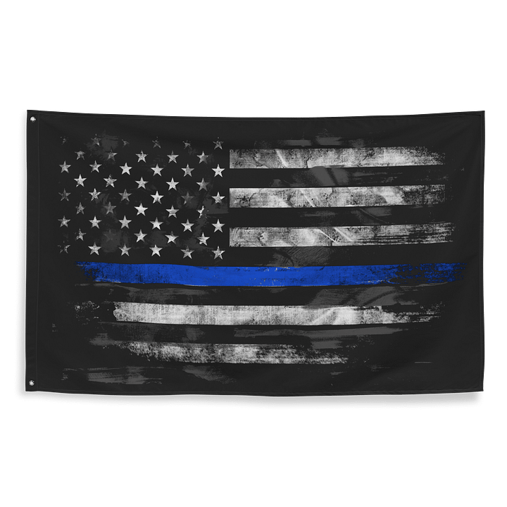 Thin Blue Line 2.0 Wall Flag product image (1)