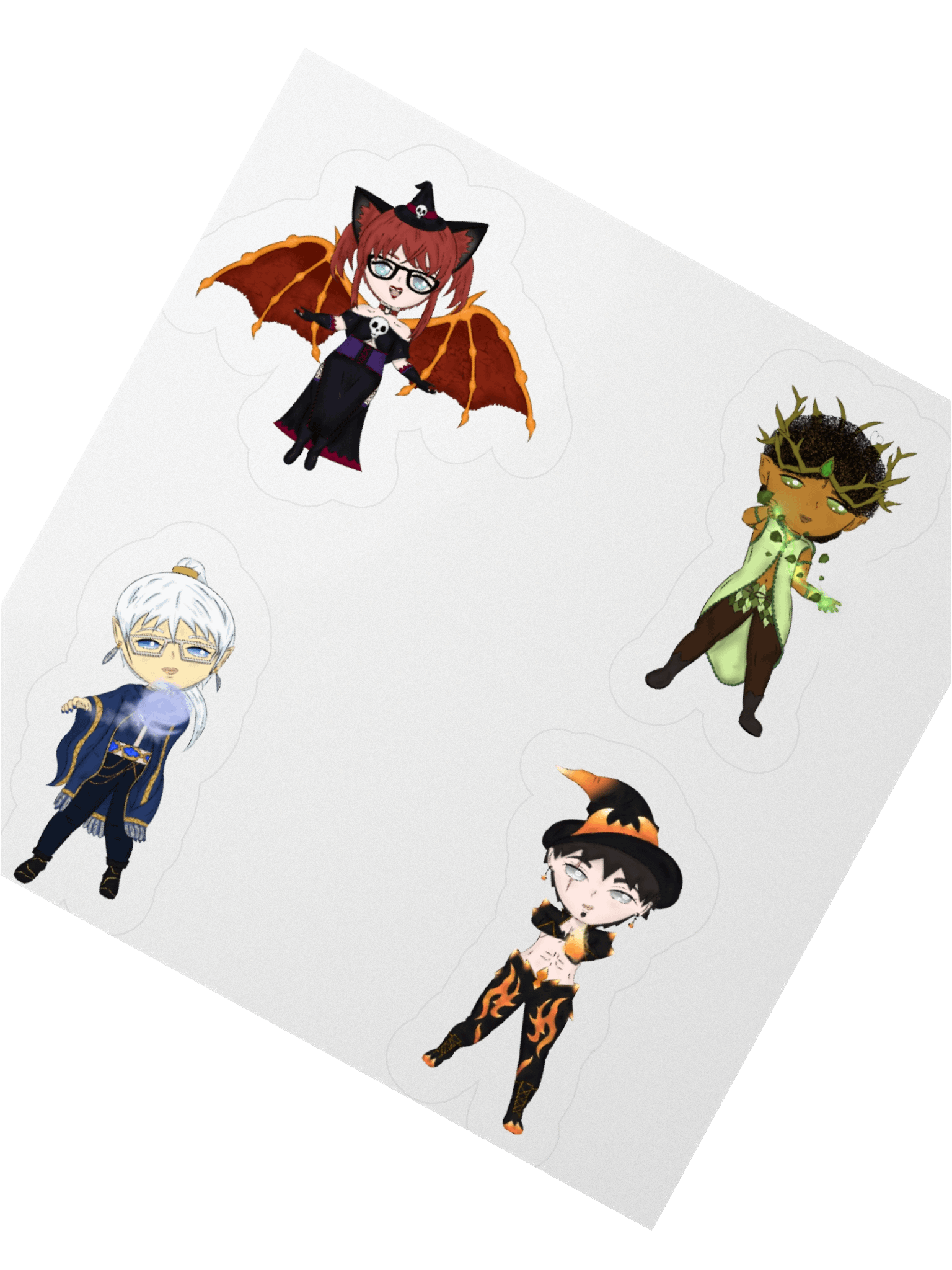 Witch Sticker Set | Choco, Zhen, Haruto, Itachi product image (8)