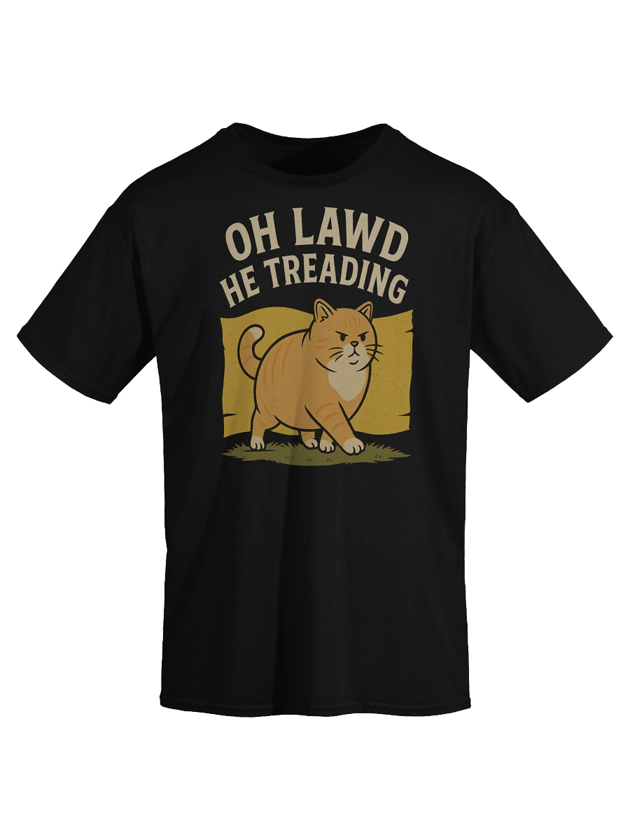 Oh Lawd He Treading Funny Chonky Cat Meme T-Shirt product image (26)