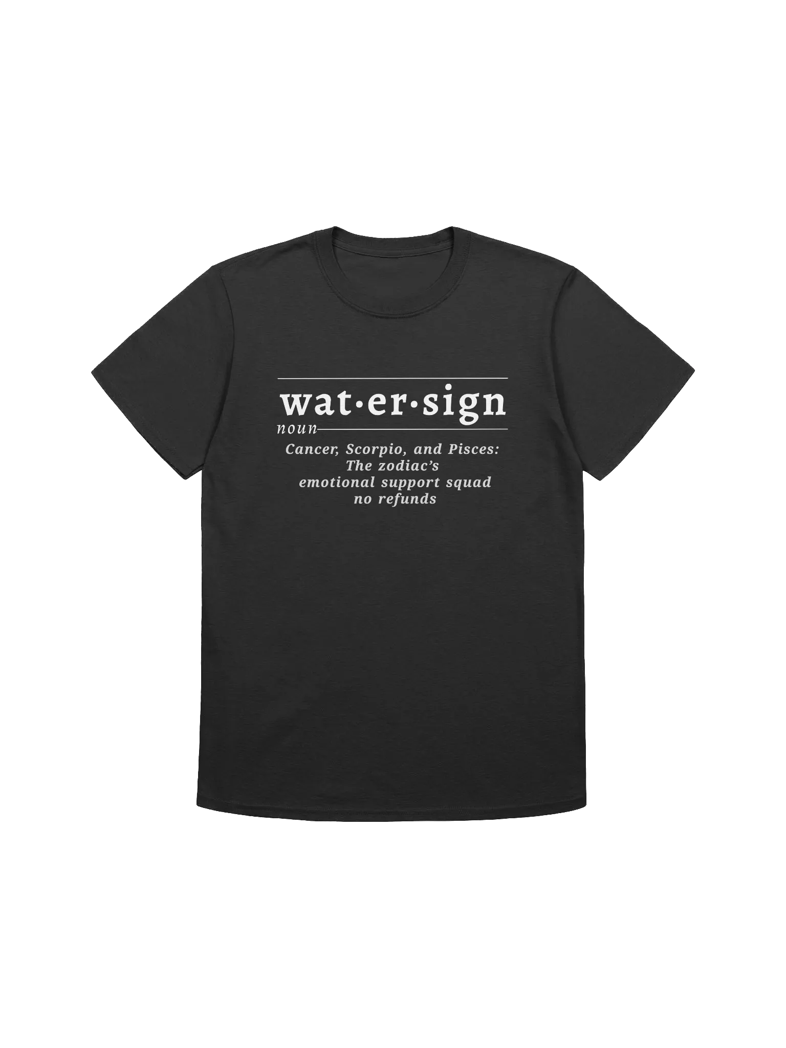 Water Sign Def Unisex Tee v2 product image (1)