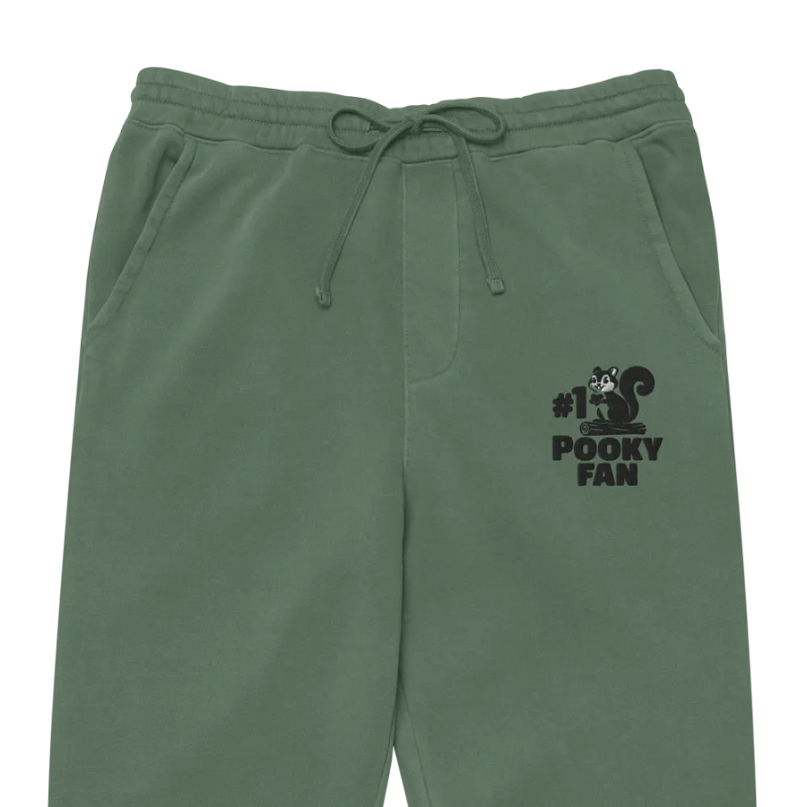 #1 Pooky Fan Embroidered Playful Lounge Joggers product image (1)