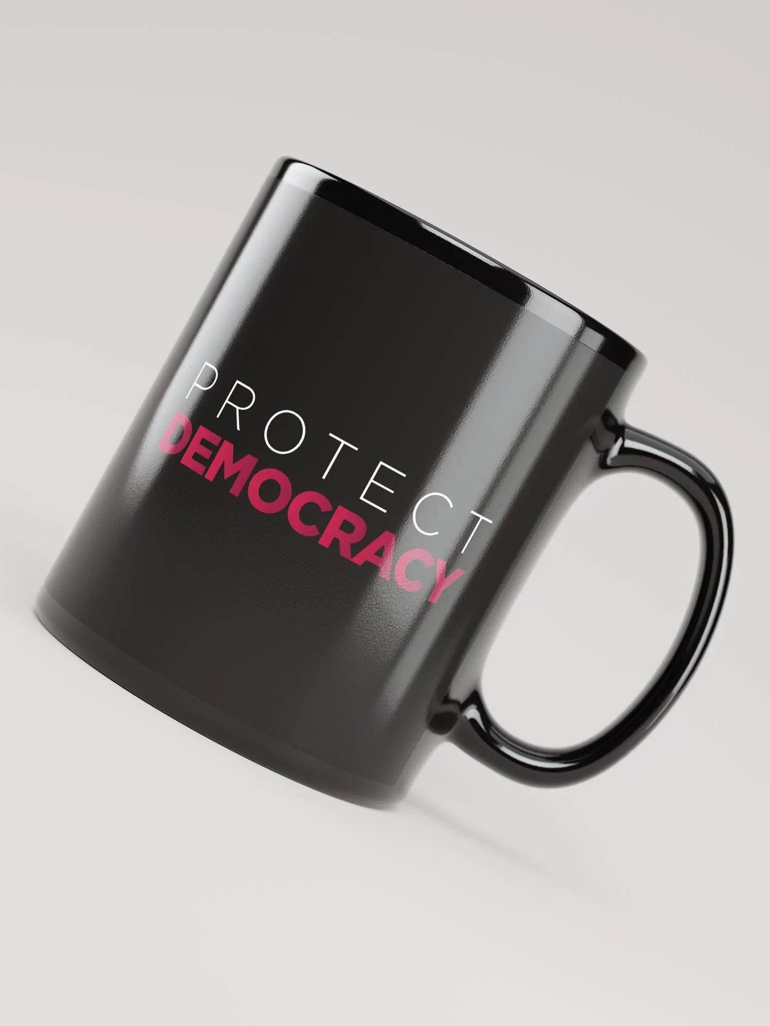 "Protect Democracy" Black Coffee Mug product image (7)