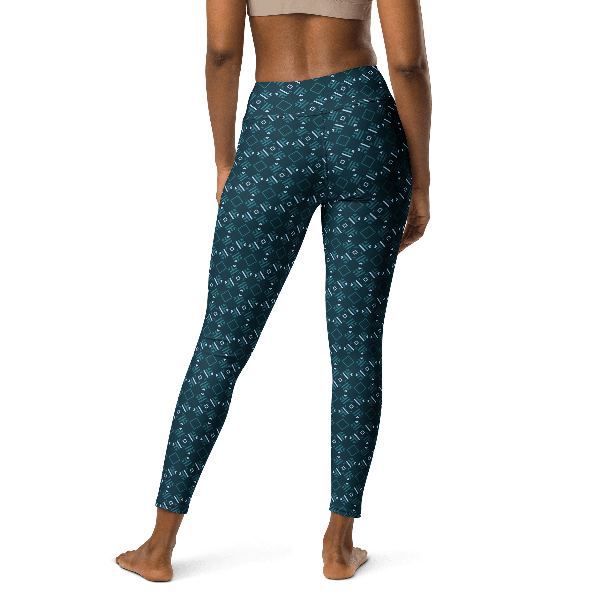 Facet Fantastic Geometric Print Yoga Leggings product image (2)