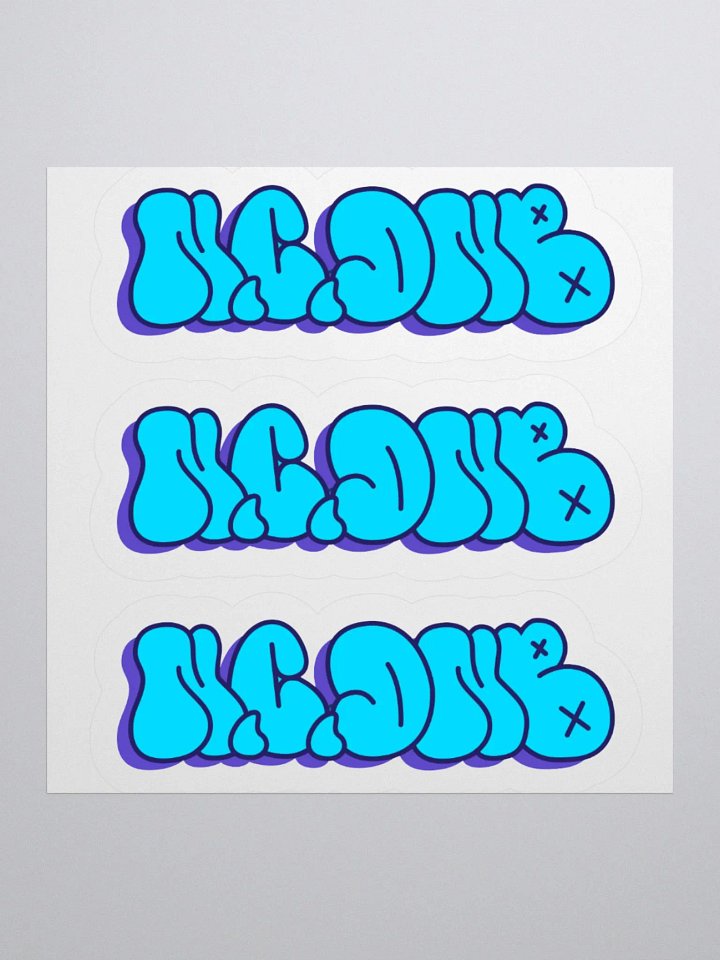Graffiti Glam Kiss Cut Stickers product image (1)