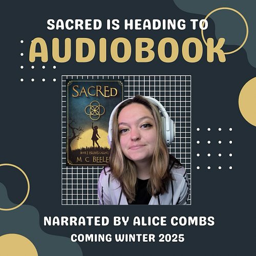 I’ve been keeping a secret 🤫…oops that secret is now public!!! Cats out of the bag, Sacred is coming to audio this winter!!!!...