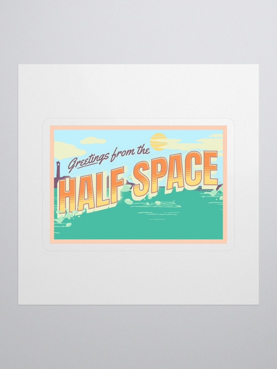 Half Space Sticker product image (1)
